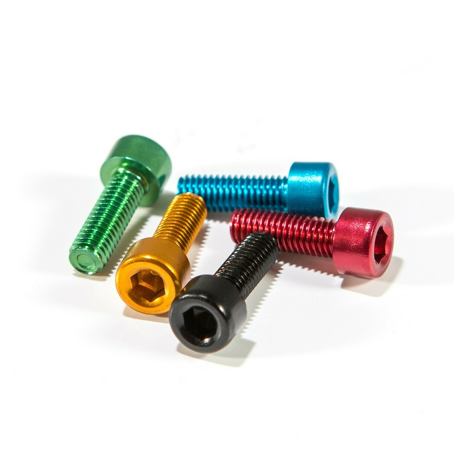 Anodised M5 X 15mm Bottle Cage / Rack Bolts