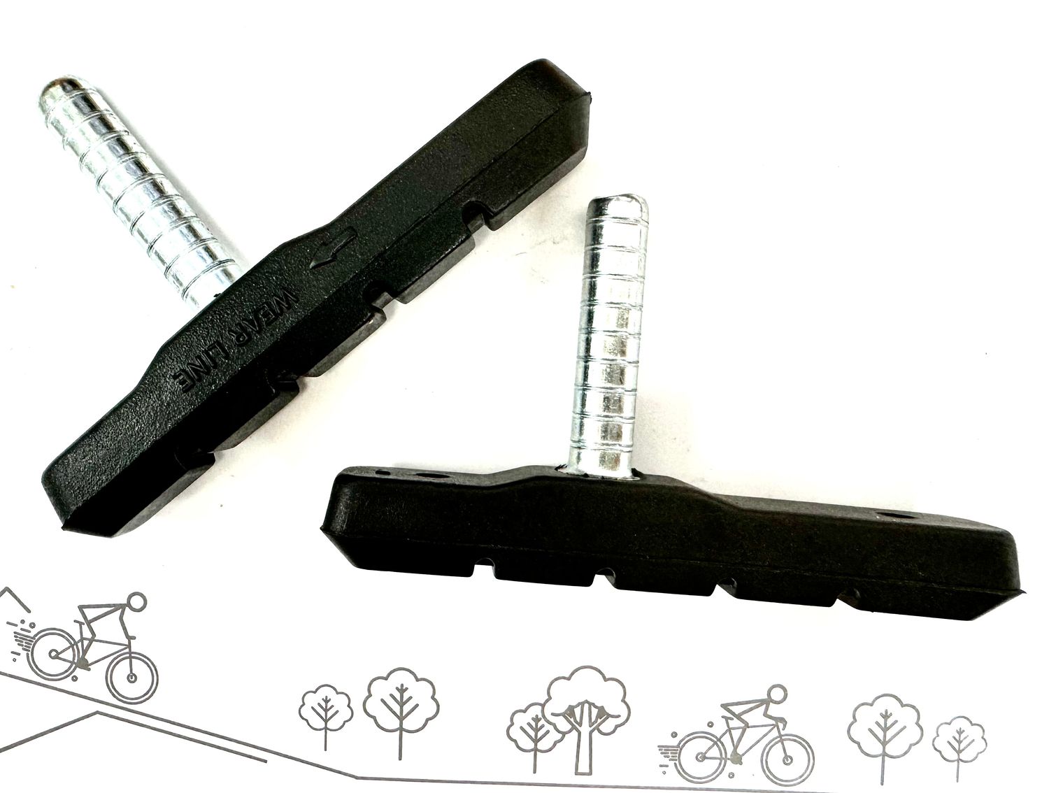 Economy  XTR 70mm Pads for Cantilever Brakes