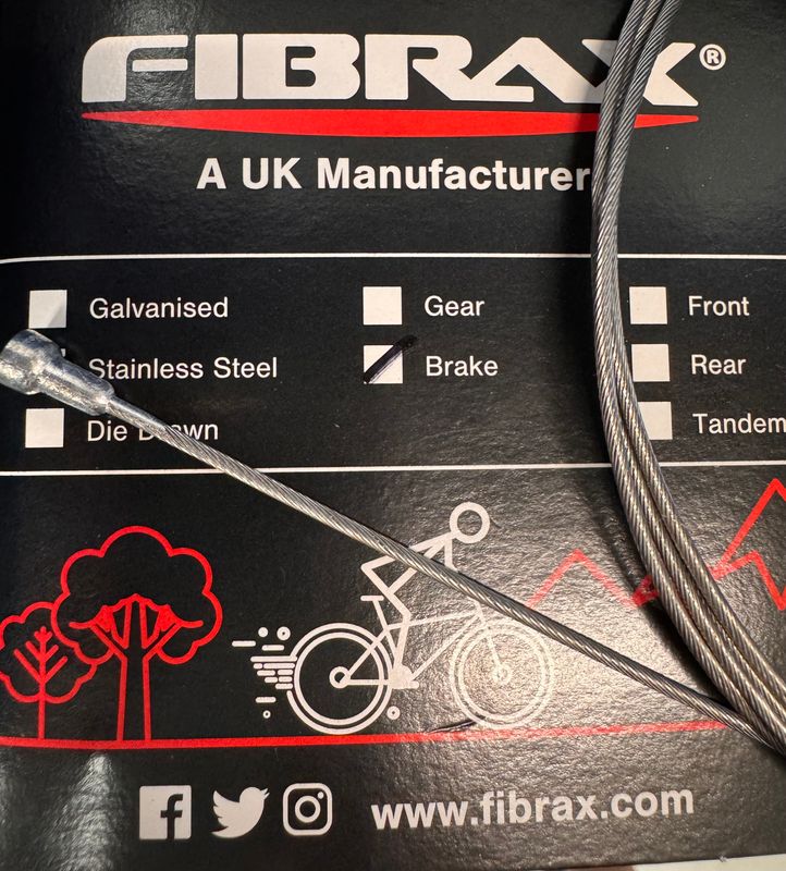 Brake Inner  Wire (Galvanised) pear end (road)