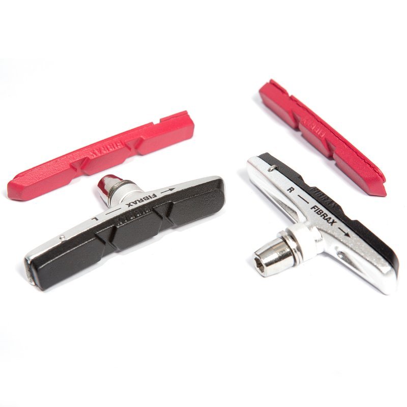 Premium UK MADE  &quot;V&quot; Holders &amp; Pads, Threaded - Black​ / Red