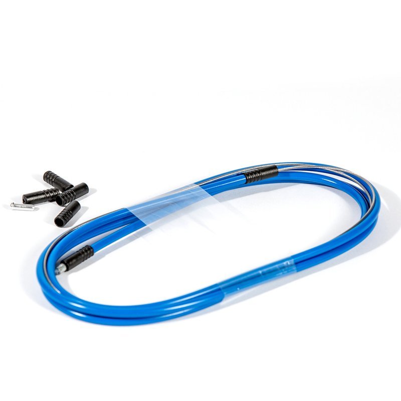 Stainless Single Side Gear Cable Kit - Red, Blue, White