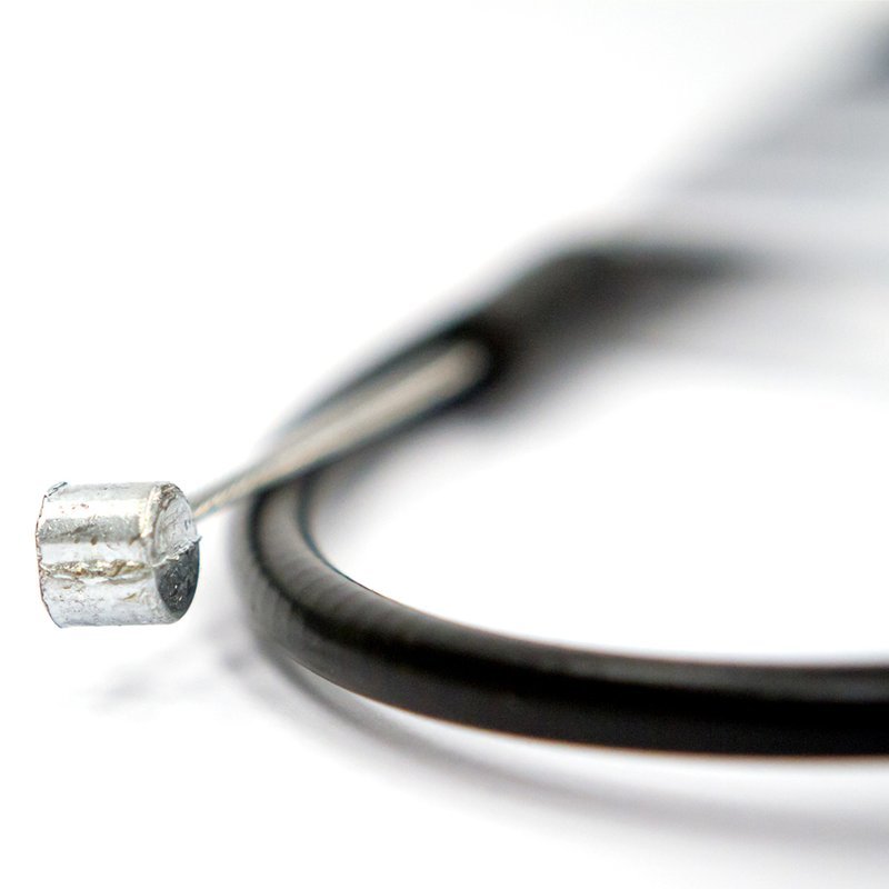 Single Brake Cable Kit - Black (Stainless steel inner wire)
