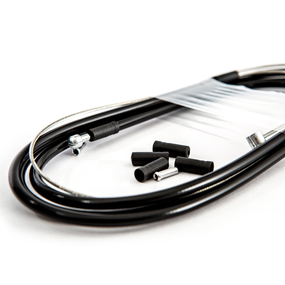 Stainless Brake Cable Kit - Black (Road - MTB)