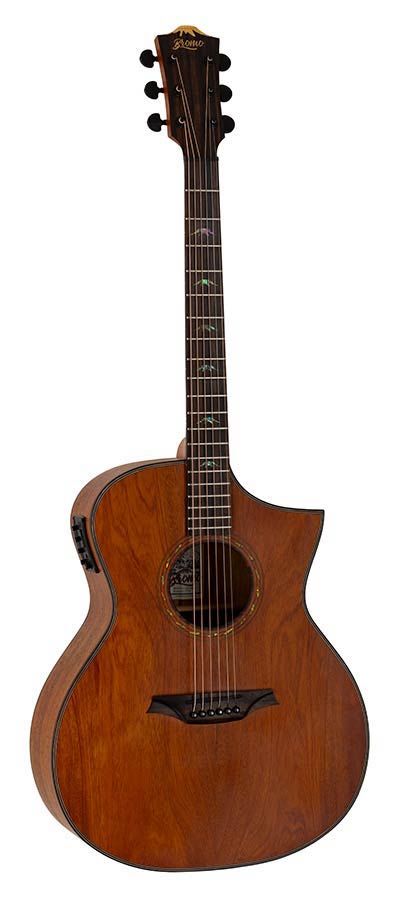 Bromo Tahoma Series auditorium guitar with real solid mahogany top | BAT4MCE