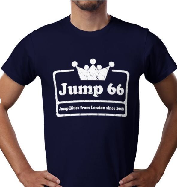 Jump 66 Logo-T Navy/White
