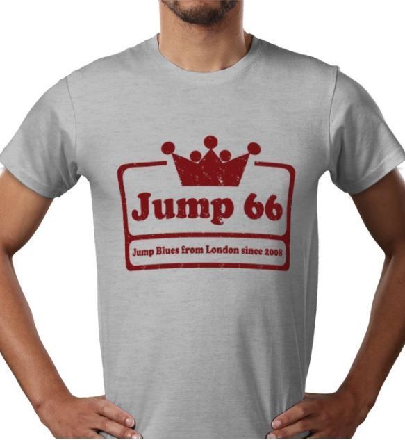 Jump 66 Logo-T Grey/Claret