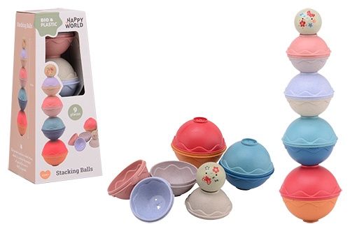 Happy World Stapelballen (bioplastic)