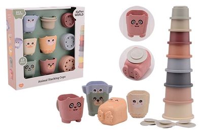 Happy World Stapelbekers &amp; Emmers (bioplastic)
