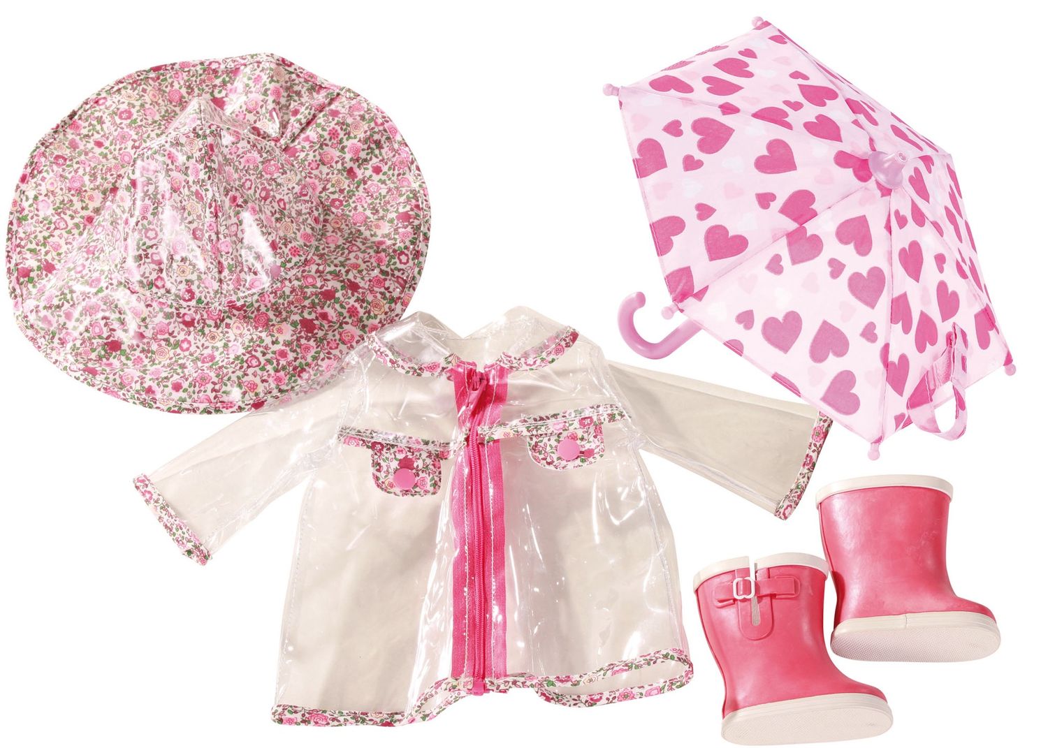 Götz poppenkleding – regenoutfit Rainy Day 50 cm – Boutique