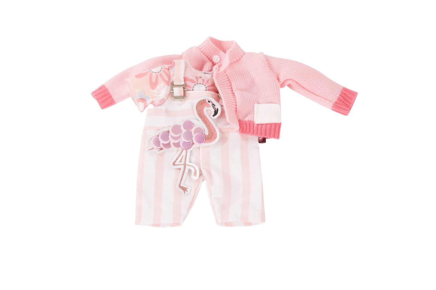 Götz poppenkleding – combi Pretty Flamingo – Boutique
