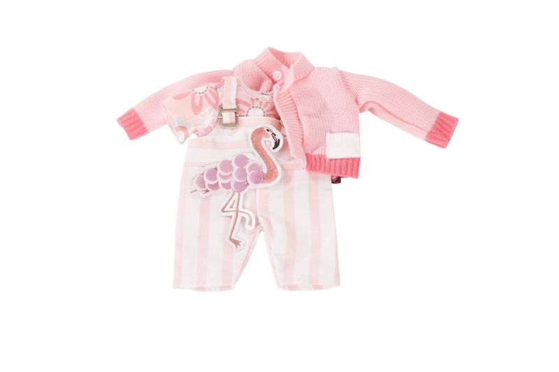 Götz poppenkleding – combi Pretty Flamingo – Boutique

