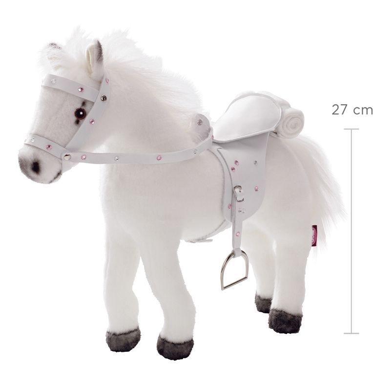 Götz poppenaccessoire – speelgoedpaard Weisser Blitz