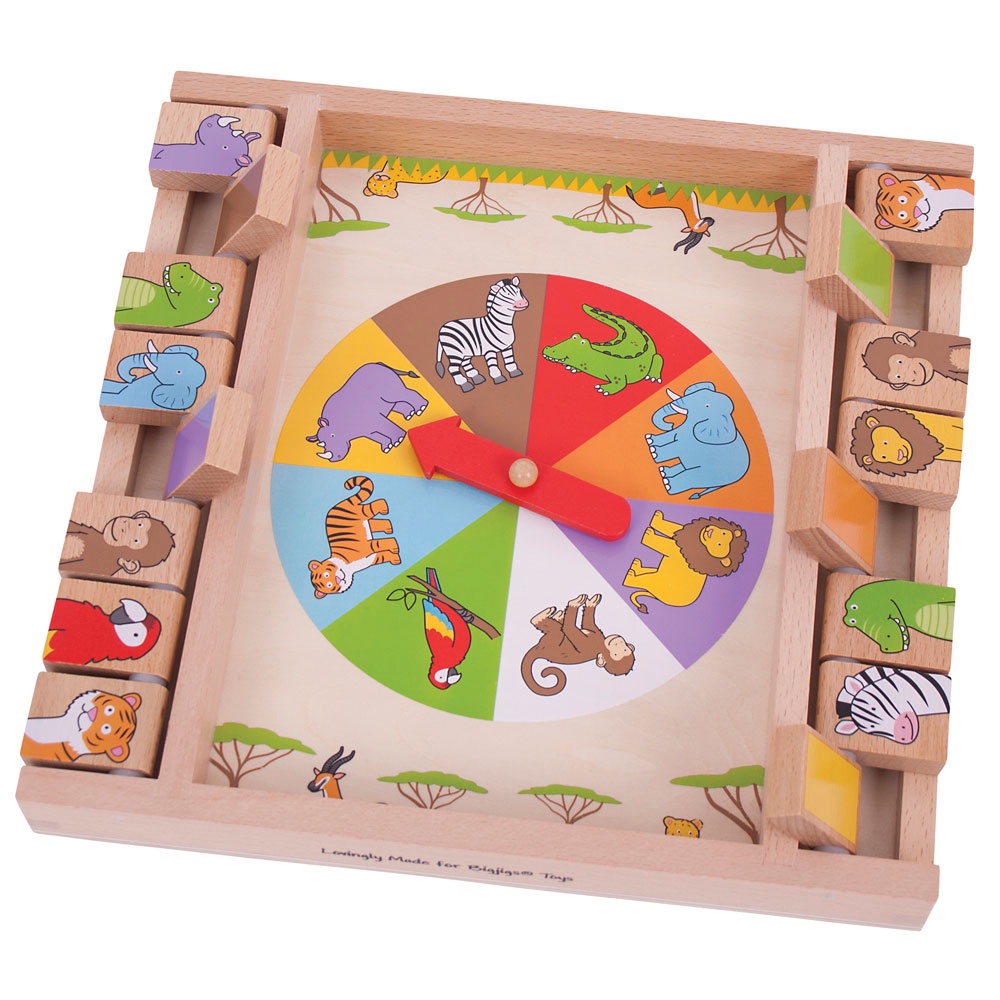 Bigjigs Shut the Box Dieren - Bordspel