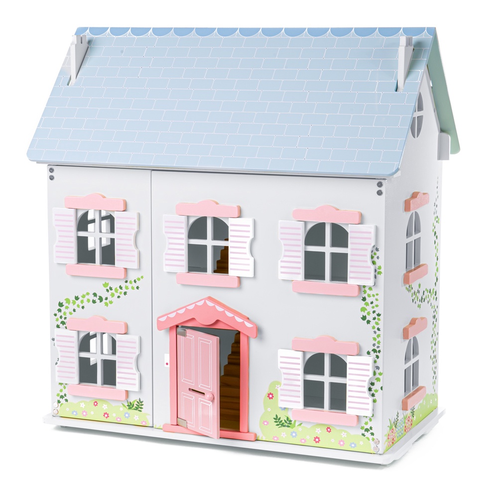 Poppenhuis - Ivy - Ongemeubileerd - Hout - 60x65x32cm