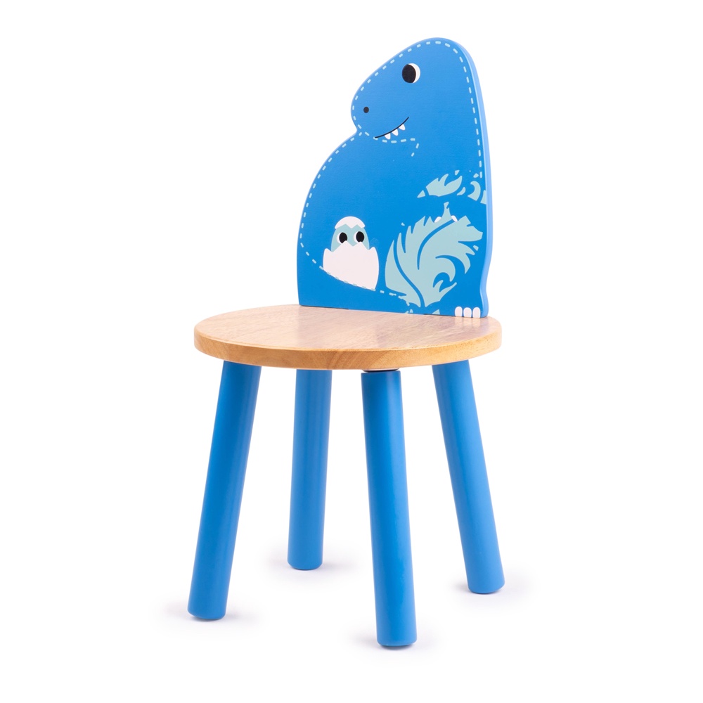 Tidlo houten kinderstoel - T-Rex dinosaurus