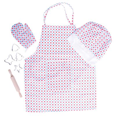 Bigjigs kinderkoksset (roze) imitatiespeelgoed


