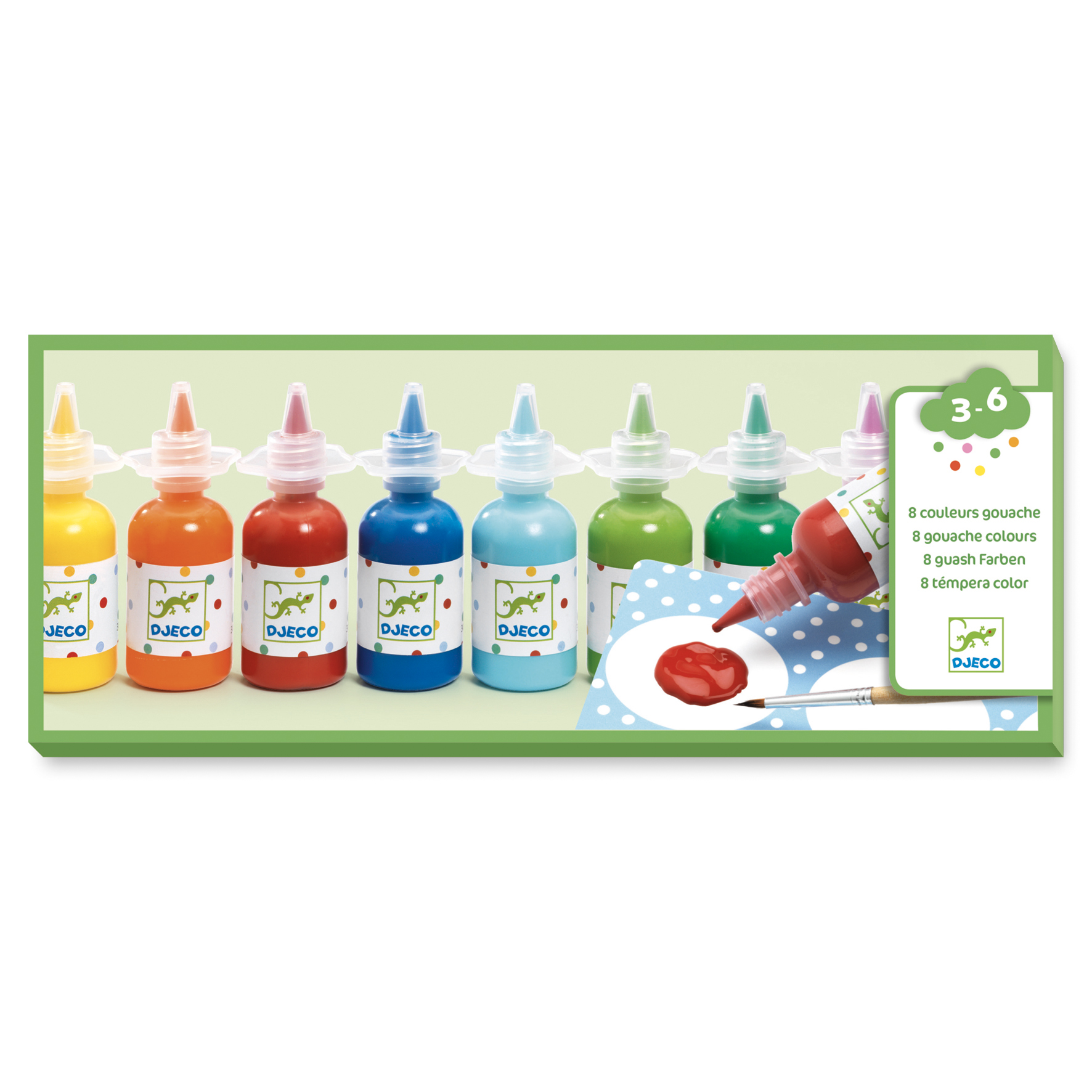 Djeco Waterverfset 8 Kleuren
