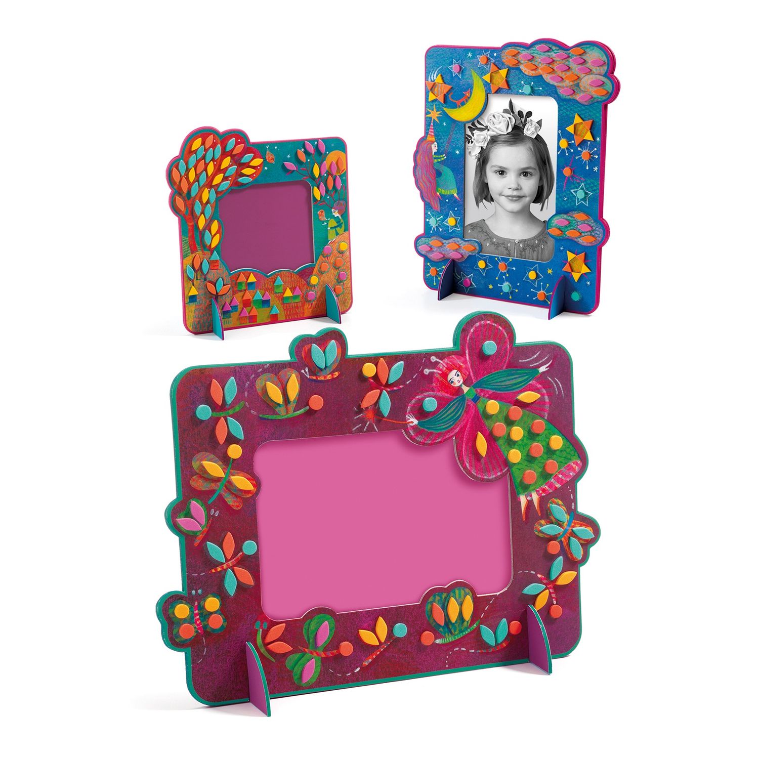Knutselset kinderen – Fotolijstjes maken Feeën – Djeco DIY – vanaf 5 jaar
