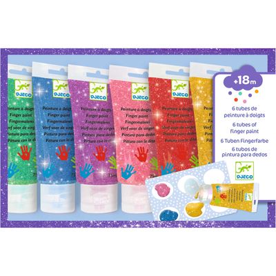 Djeco Vingerverf Glitter