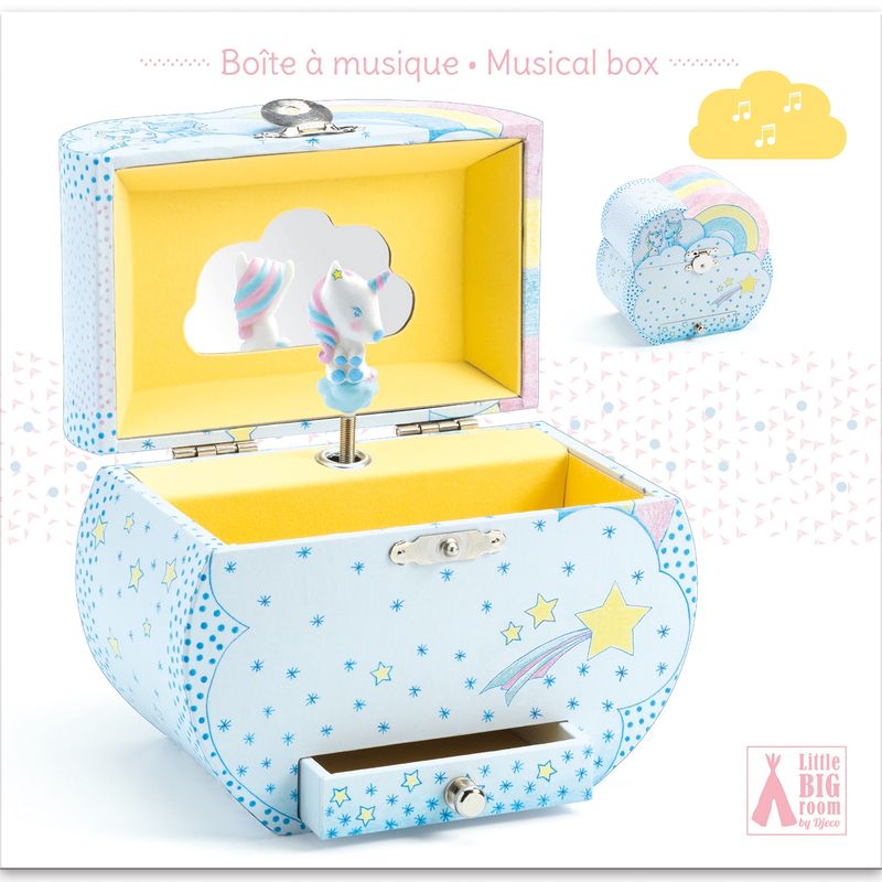 Djeco Muziekdoosje Eenhoorn Wolk