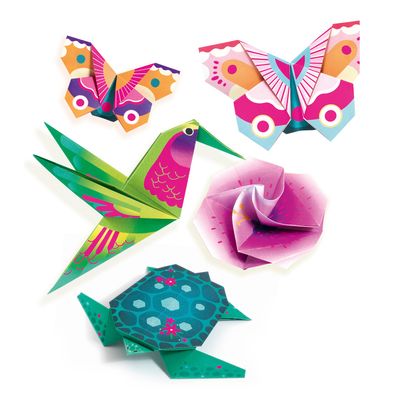 Djeco Origami Tropische Dieren
