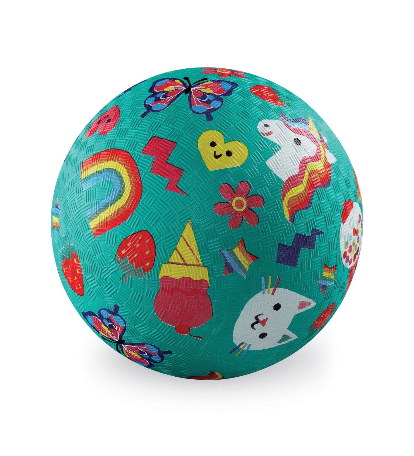 Crocodile Creek speelbal Smiley Gezichtjes – 13 cm