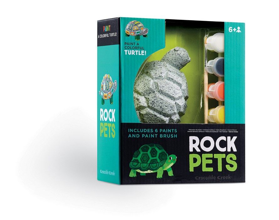 Crocodile Creek verfset Rock Pets Schildpad