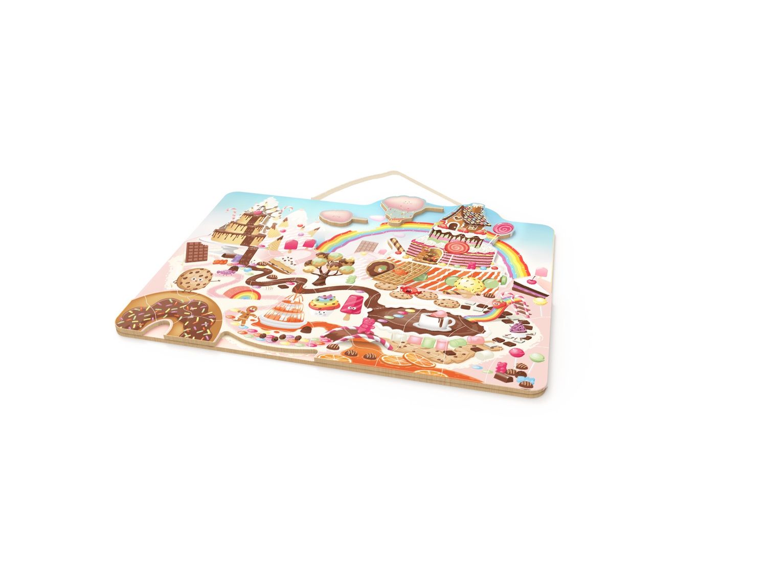 Speedy Monkey Magnetische Puzzel – Snoep – 48 Stukjes