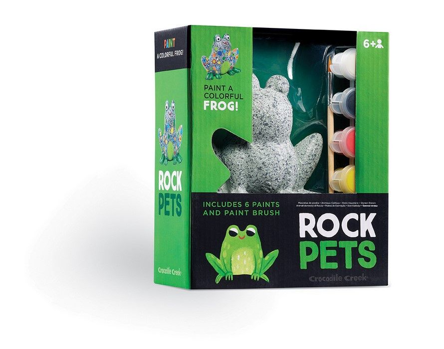 Crocodile Creek verfset Rock Pets Kikker