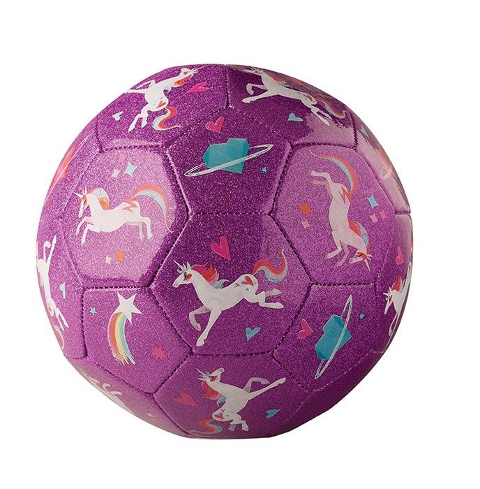 Crocodile Creek voetbal Glitter Unicorn Galaxy – maat 3