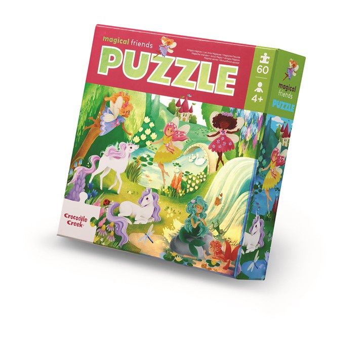 Crocodile Creek puzzel Magische Vriendjes – 60 stukjes
