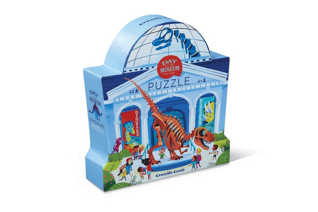 Crocodile Creek puzzel Dino Museum – 48 stukjes