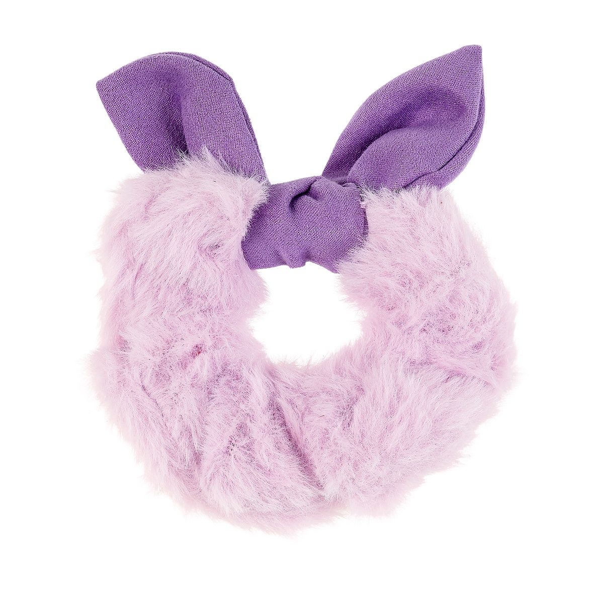 Hair scrunchy Vida paars ( 1 stuk)