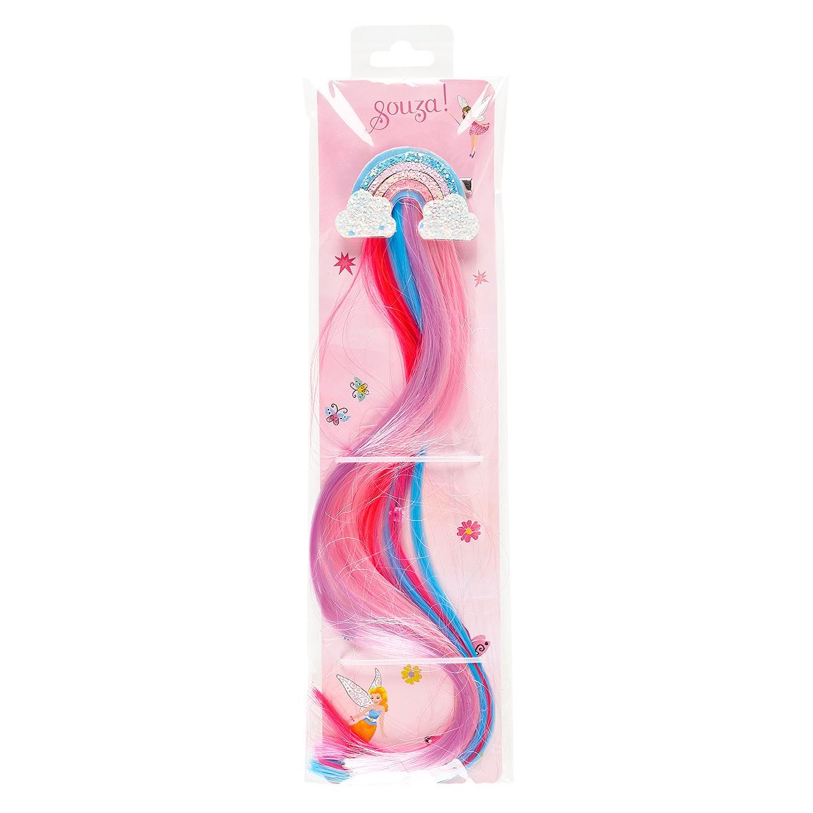 Souza Haarklemmetje Regenboog Roze-Lila Haar