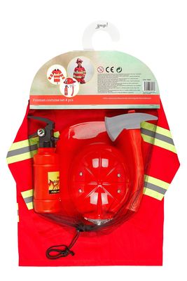 Souza Brandweerset verkleedkleding 4–7 jaar 104–122 cm