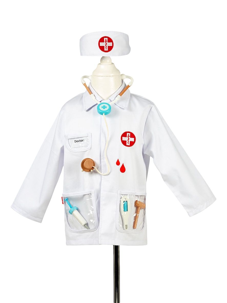 Verkleedkleding dokter kind – Souza – 4-7 jaar – 104-122 cm