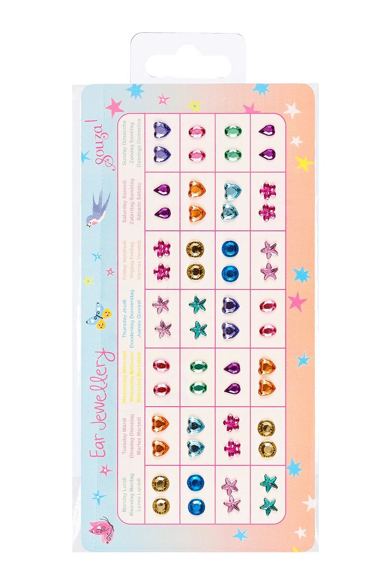 Souza Oorstickers Per Week – 1 Sheet