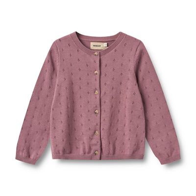 Meisjesvest gebreid – Wheat Maia – biologisch katoen cardigan