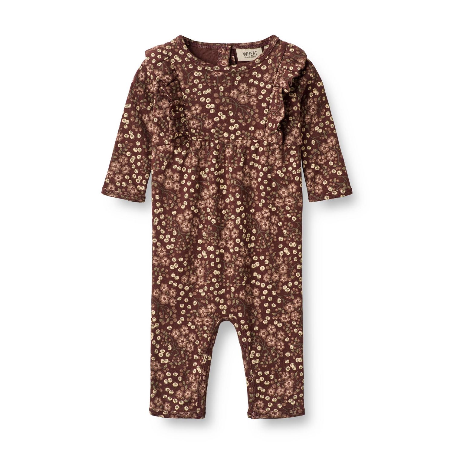 Meisjes jumpsuit Kira – Wheat – biologisch katoen zomerpakje