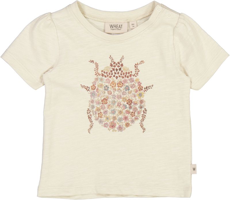 Wheat T-shirt Korte Mouw met Print – Organic Cotton