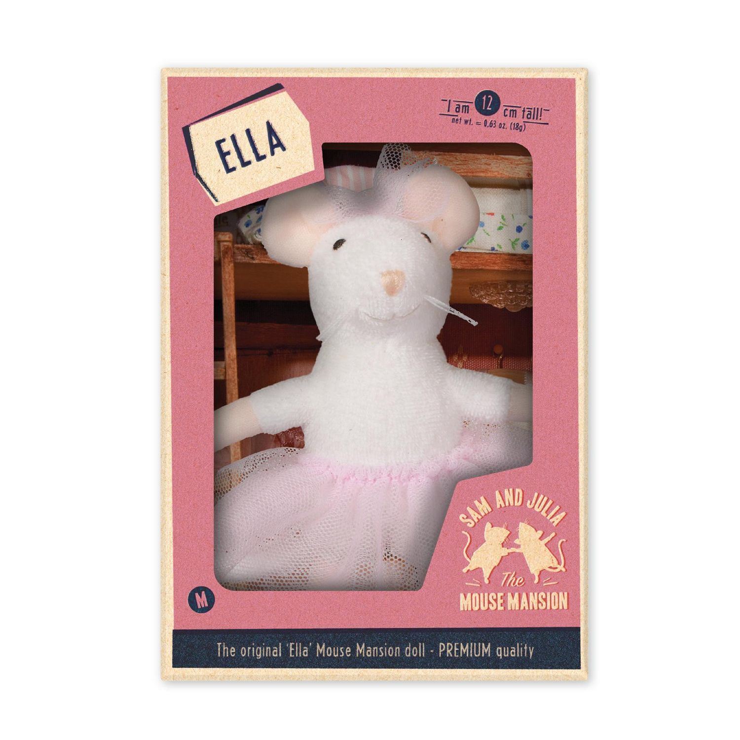 Het Muizenhuis – Sam &amp; Julia – knuffelmuisje Ella