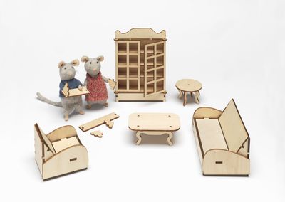 Het Muizenhuis – Sam &amp; Julia – meubelkit Woonkamer