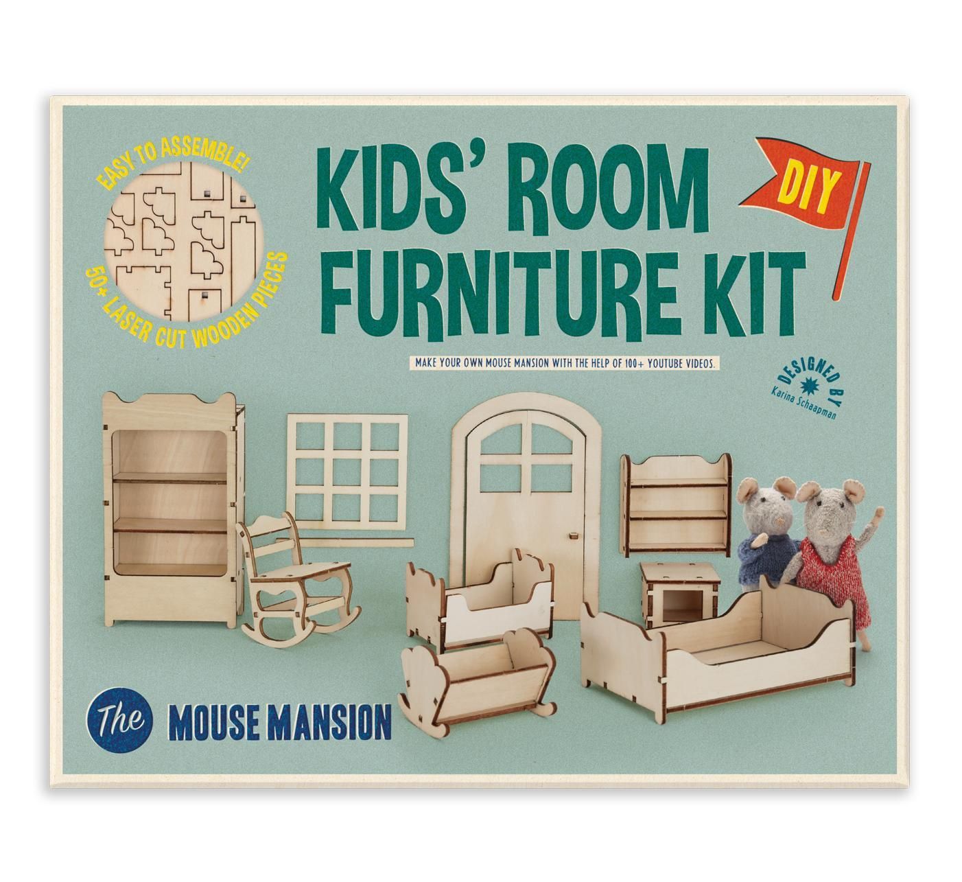 Het Muizenhuis – Sam &amp; Julia – meubelkit Kinderkamer