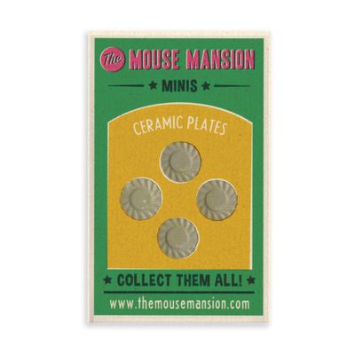 Het Muizenhuis Sam &amp; Julia Mini's - Borden (4 st)
