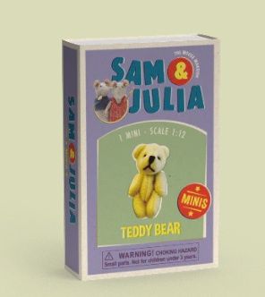 Het Muizenhuis Sam &amp; Julia Mini's - Teddybeer
