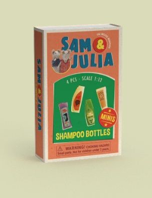 Het Muizenhuis Sam &amp; Julia Mini's - Shampooflesjes (5 st)
