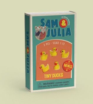 Het Muizenhuis Sam &amp; Julia Mini&#39;s - Badeendjes (5 st)