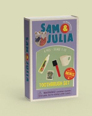 Het Muizenhuis Sam &amp; Julia Mini's - Tandenborstelset
