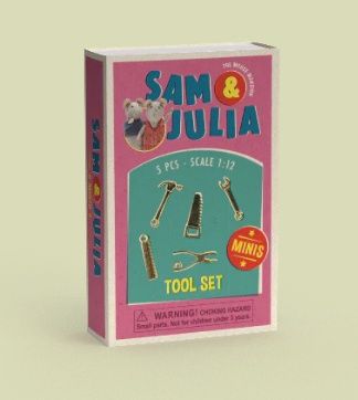 Het Muizenhuis Sam &amp; Julia Mini's - Gereedschapset (5 st)
