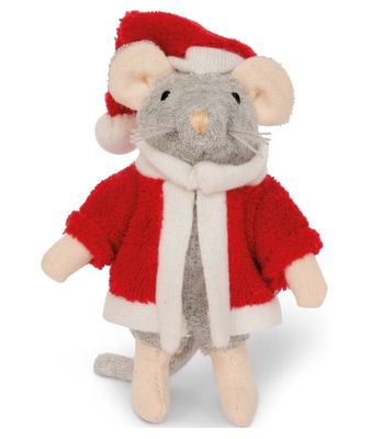 Het Muizenhuis – Sam &amp; Julia – knuffelmuisje De Kerstman